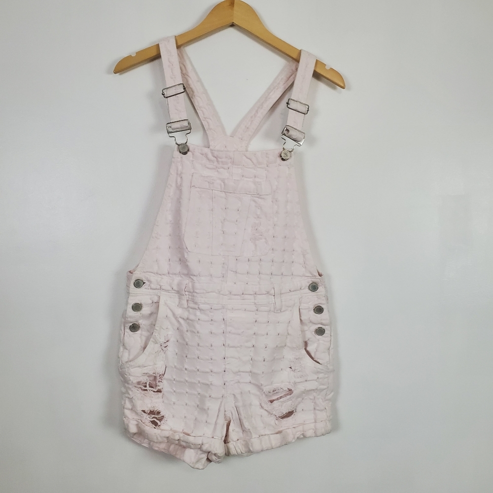 Blank NYC overalls, pale pink Size 28
